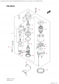 301A - Starting Motor (301A -  )