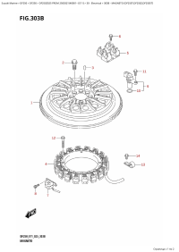 303B  - Magneto (Df250T,Df250Z,Df250St) (303B -  (Df250T, Df250Z, Df250St))