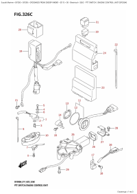 326C - Ptt Switch  /  Engine Control Unit  (Df250A) (326C -   /    (Df250A))