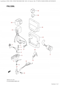 326L  -  Ptt  Switch  /  Engine  Control  Unit  (Df250Z:e01) (326L -   /    (Df250Z: e01))