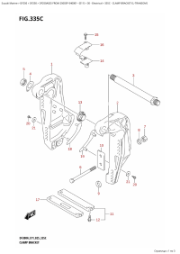 335C - Clamp Bracket (L-Transom) (335C -   (L-Transom))