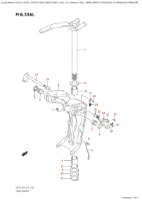 336L  -  Swivel  Bracket  (Df250Z:e01:(X-Transom,Xx-Transom)) (336L -   (Df250Z: e01: (X-Transom, Xx-Transom) ))