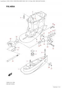 405A - Drive Shaft Housing (405A -   )