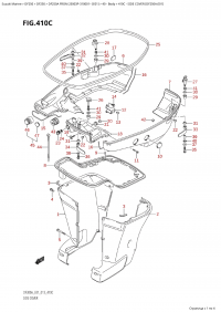 410C - Side Cover (Df250A:e01) (410C -   (Df250A: e01))