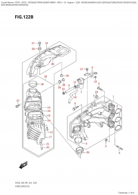122B  -  Intake  Manifold  (021:(Df25A,Df25Ar,Df25At,Df25Ath),(022, (122B -   (021: (Df25A, Df25Ar, Df25At, Df25Ath), (022,)