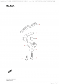 166A - Throttle Control (Df25A,Df30A,Df30Ath,Df30Aq) (166A -   (Df25A, Df30A, Df30Ath, Df30Aq))
