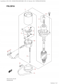 301A - Starting Motor (Df25A) (301A -   (Df25A))