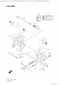 335A - Clamp Bracket (Df25A,Df30Ar) (335A -   (Df25A, Df30Ar))