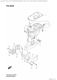 405A - Drive Shaft Housing (Df25A,Df30Ar) (405A -    (Df25A, Df30Ar))