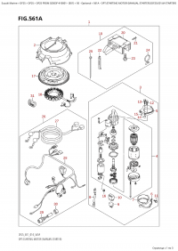 561A - Opt:starting Motor (Manual Starter) (Df25:E01:M-Starter) (561A - :  ( ) (Df25: E01:    ))