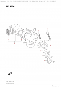 127A - Intake  Pipe  /  Silencer (127A -   / )