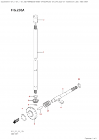 230A - Drive Shaft (230A -   )