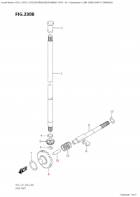 230B - Drive Shaft (L-Transom) (230B -    (L-Transom))