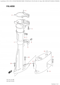 405B - Drive  Shaft  Housing  (L-Transom) (405B -    (L-Transom))