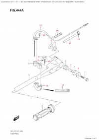 444A - Tiller Handle (444A - )