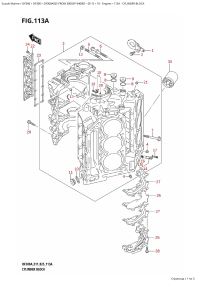 113A - Cylinder Block (113A -  )