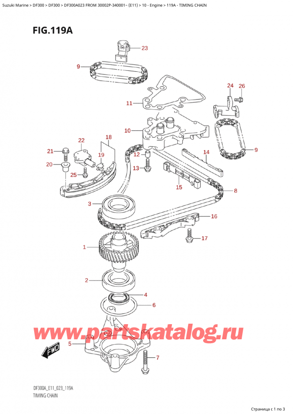 ,   , Suzuki Suzuki DF300AP X / XX FROM 30002P-340001~  (E11) - 2023,  