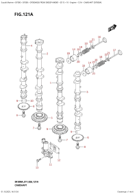 121A  -  Camshaft  (Df300A) (121A - ����������������� ��� (Df300A))