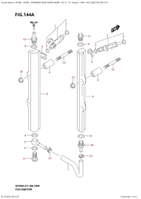 144A  -  Fuel  Injector  (E01,E11) (144A - ��������� �������� (E01, E11))