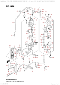 147A  -  Fuel  Pump  /  Fuel  Vapor  Separator  (E01,E11) (147A - ��������� ����� / ���������� ����� ������� (E01, E11))