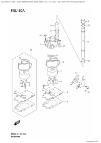 160A - Water Pump ((Df300A,Df250A):E11) (160A -   ( (Df300A, Df250A) : E11))