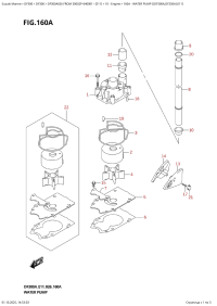 160A  -  Water  Pump  ((Df300A,Df250A):E11) (160A - ������� ����� ( (Df300A, Df250A) : E11))
