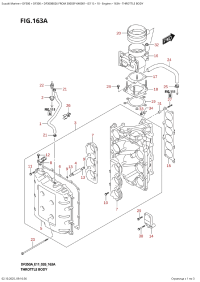 163A  -  Throttle  Body (163A - �������� ����)