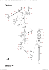 204A  -  Clutch  Shaft (204A - ��������� ���)
