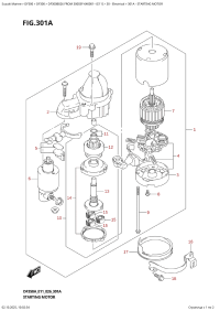 301A  -  Starting  Motor (301A - ��������� ���������������)