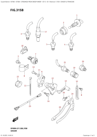 315B  -  Sensor  (L-Transom) (315B - ������ (L-Transom))