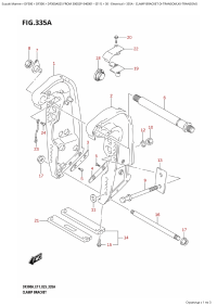 335A - Clamp Bracket (X-Transom,Xx-Transom) (335A -   (X-Transom, Xx-Transom))