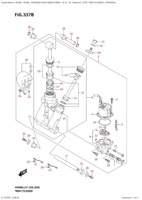 337B  -  Trim  Cylinder  (L-Transom) (337B - ������� ����� (L-Transom))