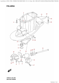 405A - Drive Shaft Housing (Df350A,Df325A,Df300B:x-Transom) (405A -    (Df350A, Df325A, Df300B: x-Transom))