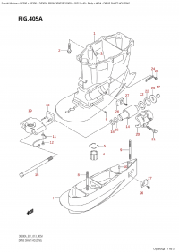 405A - Drive Shaft Housing (405A -   )