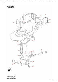 405F  -  Drive  Shaft  Housing  (Df350Amd,Df300Bmd:x- (405F -    (Df350Amd, Df300Bmd: x-)