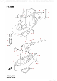 405G  -  Drive  Shaft  Housing  (Df350Amd,Df300Bmd:xx- (405G -    (Df350Amd, Df300Bmd: xx-)