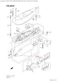 407A - Gear Case (407A -   )