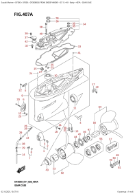407A  -  Gear  Case (407A - ������ ������� �������)