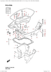 410A  -  Side  Cover  (L-Transom) (410A - ������� ������ (L-Transom))