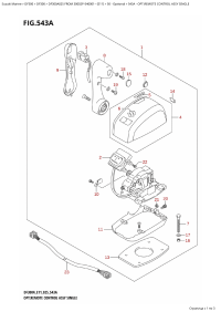 543A - Opt:remote  Control  Assy  Single (543A -    , )