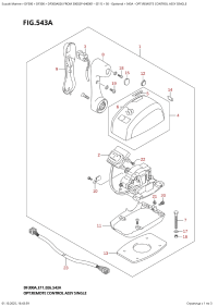 543A  -  Opt:remote  Control  Assy  Single (543A - ������������� ���������� � �����, ���������)