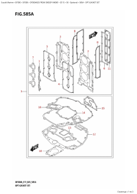 585A - Opt:gasket Set (585A - :  )