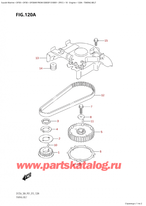   ,   , Suzuki Suzuki DF30A RS / RL FROM 03003F-510001~  (P01) - 2015  2015 ,  