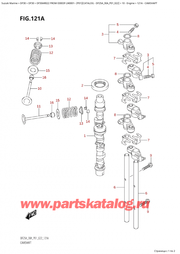 ,   , Suzuki Suzuki DF30A RS / RL FROM 03003F-240001~  (P01) - 2022,  