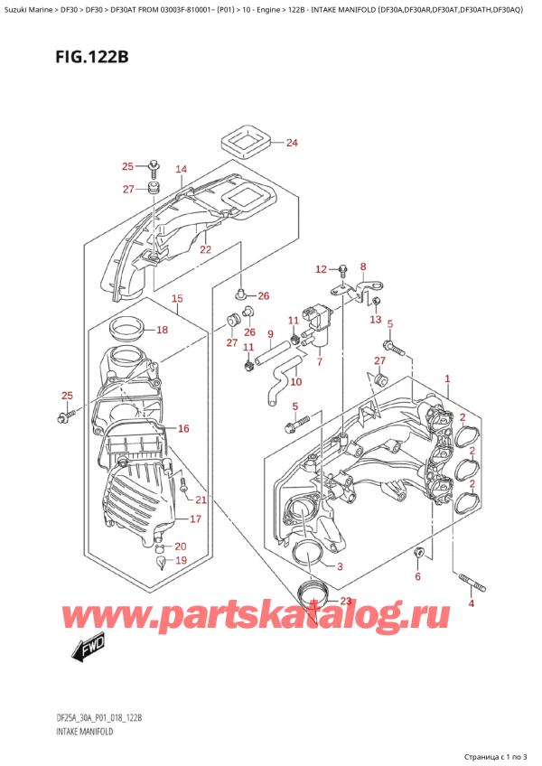  ,    , Suzuki Suzuki DF30A TS / TL FROM 03003F-810001~  (P01) - 2018  2018 ,   (Df30A, Df30Ar, Df30At, Df30Ath, Df30Aq)