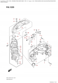 122D  -  Intake  Manifold  ((021,022,023):(Df30A,Df30Ar,Df30At, (122D -   ( (021, 022, 023) : (Df30A, Df30Ar, Df30At,)