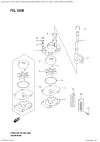 160B  -  Water  Pump  (Df30A) (160B -   (Df30A))