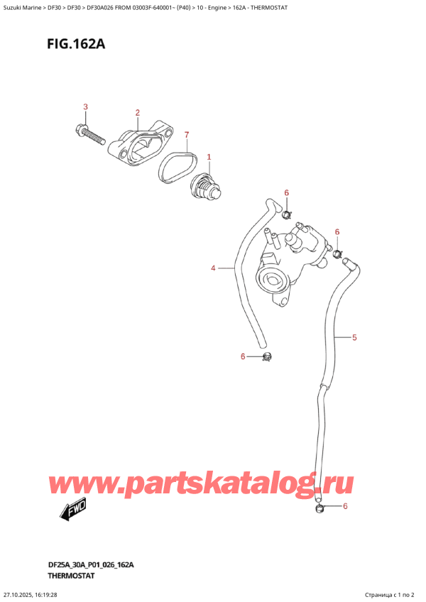   ,   , Suzuki DF30A S / L FROM 03003F-640001~ (P40 026)  2026 , Thermostat