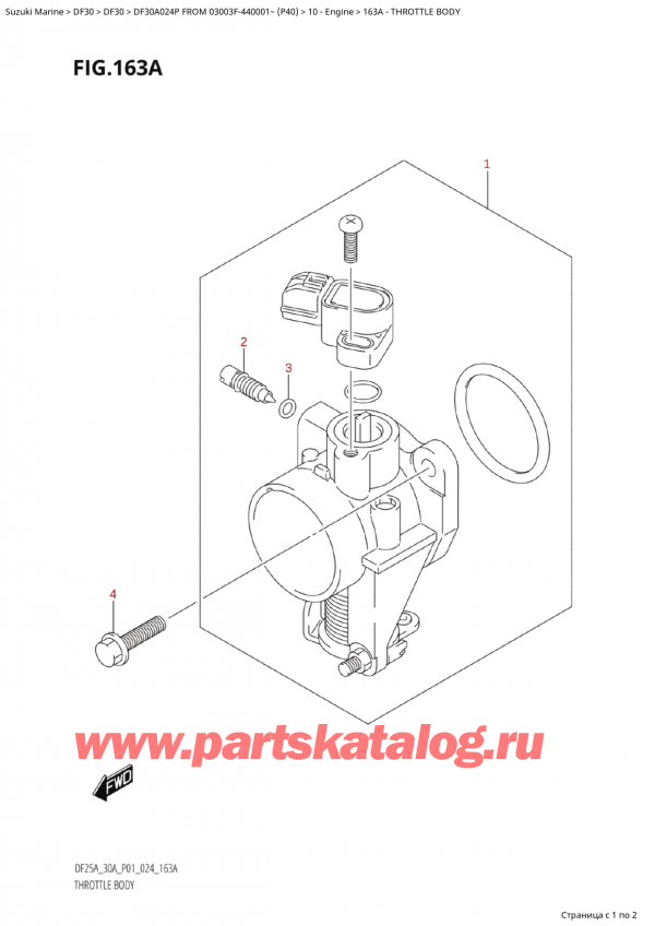  ,   , Suzuki Suzuki DF30A S / L FROM 03003F-440001~  (P40 024)  2024 ,  