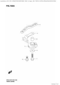 166A - Throttle Control (Df25A,Df30A,Df30Ath,Df30Aq) (166A -   (Df25A, Df30A, Df30Ath, Df30Aq))